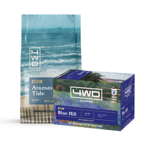 Blue Hil Pods with 12 oz. Aransas Tide Ground Coffee