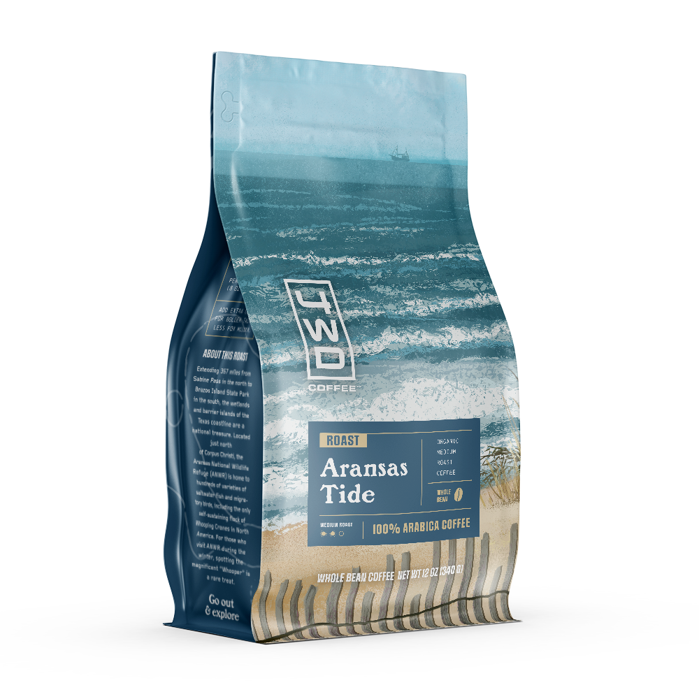 Organic | 12 oz. Aransas Tide Coffee Whole Bean